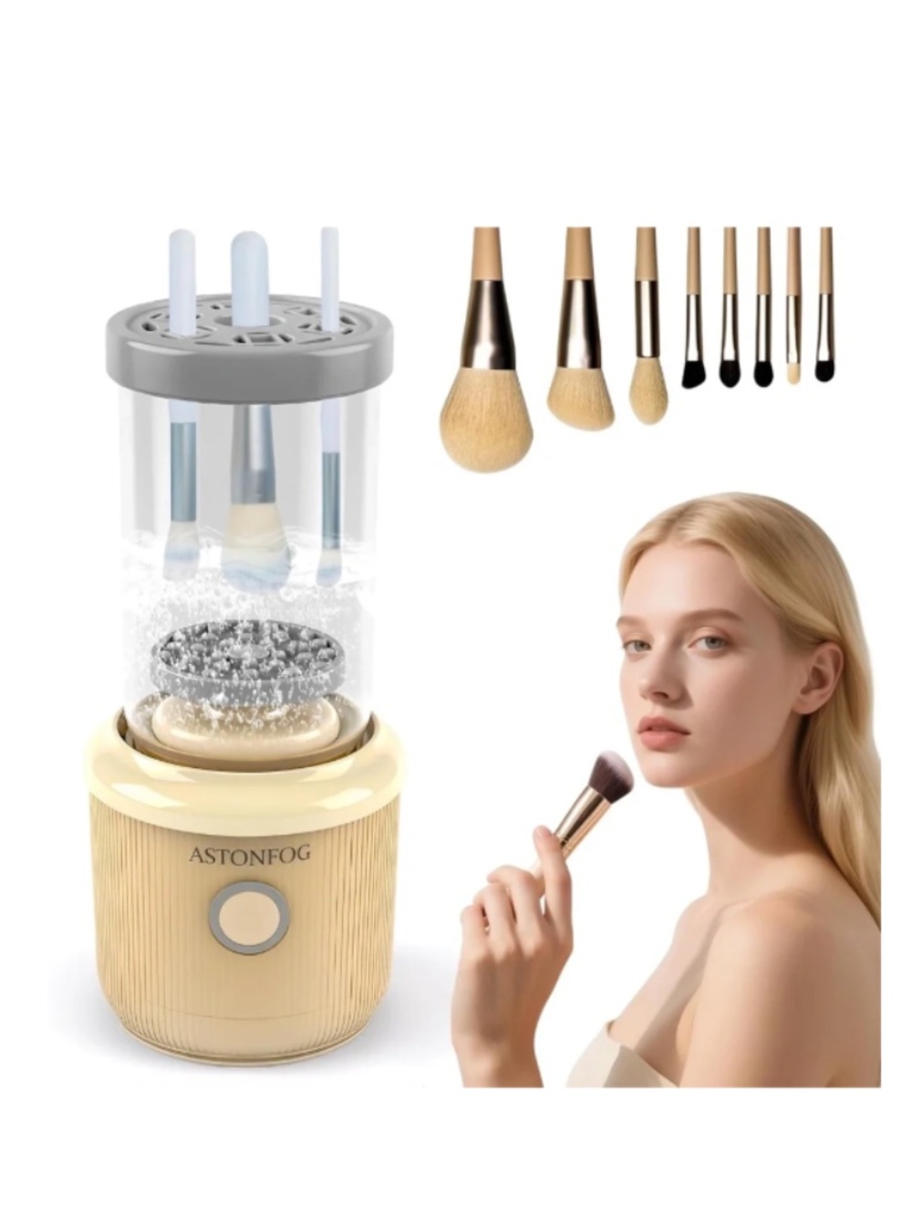 Cordless Rechargeable Makeup Brush Cleaner